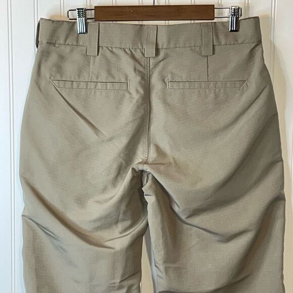 5.11 Tactical Chino Pants Mens Size 32x30 Khaki Military Straight Flat Front - Picture 6 of 8